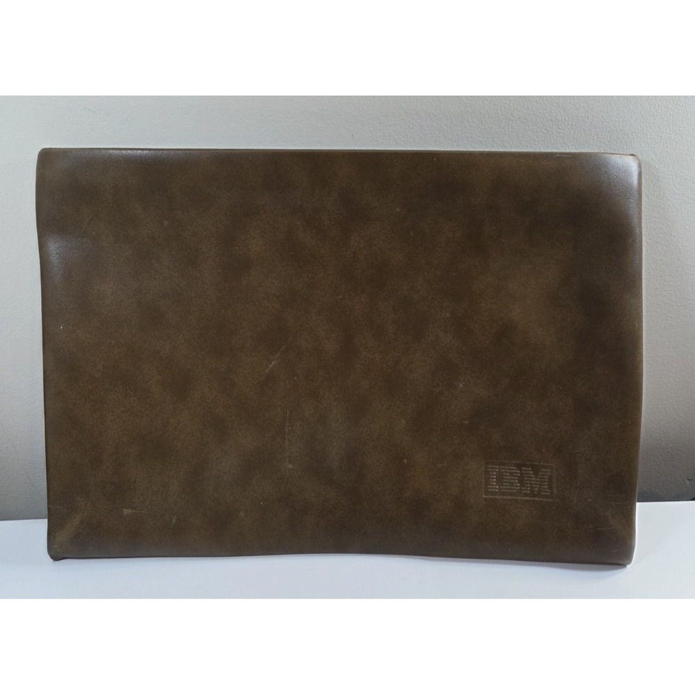 Vintage IBM Zipper Portfolio By Hazel USA Made